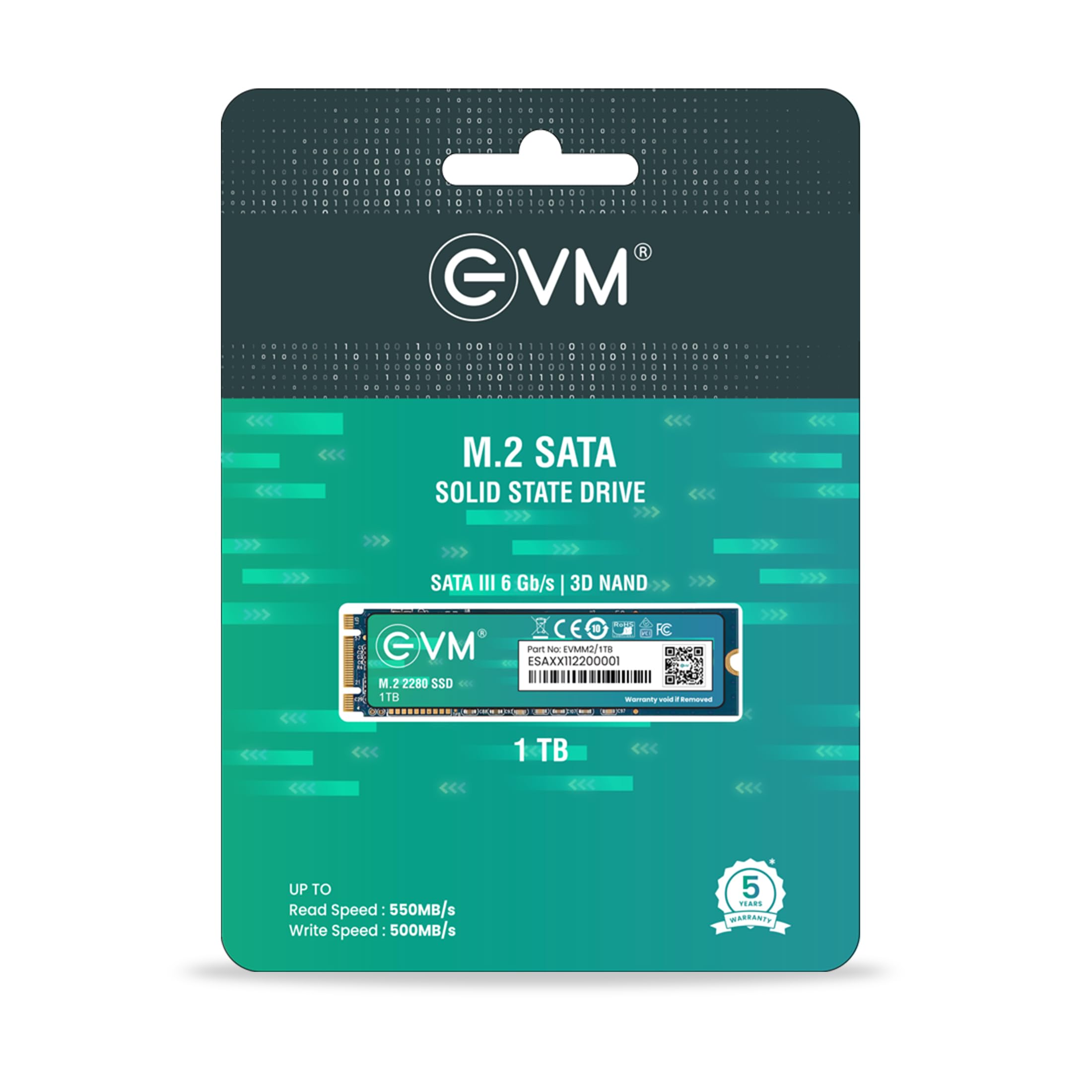EVM 1TB M.2 (2280) SATA Internal SSD